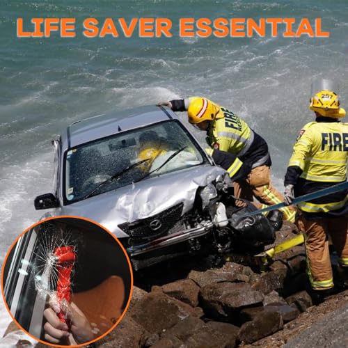 SINSEN Car Safety Hammer Set of 2 Emergency Escape Tool Auto Car - Product Imagery