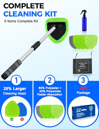 XINDELL Interior Windshield Cleaner Tool – Car Interior Window - Product Imagery