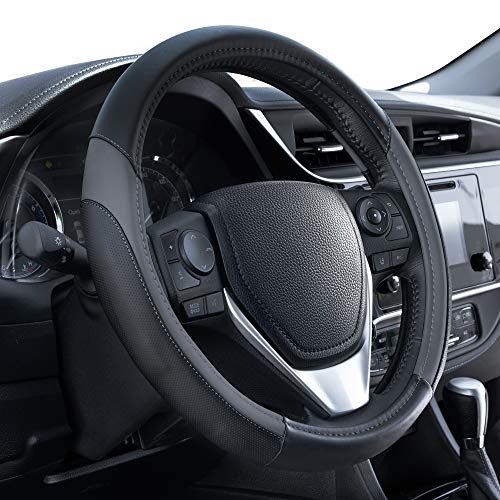 Motor Trend SportDrive Faux Leather Steering Wheel Cover, - Product Imagery