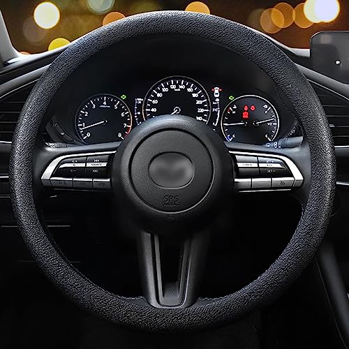 LRITER Car Steering Wheel Cover, Non-Slip Silicone Material, - Product Imagery