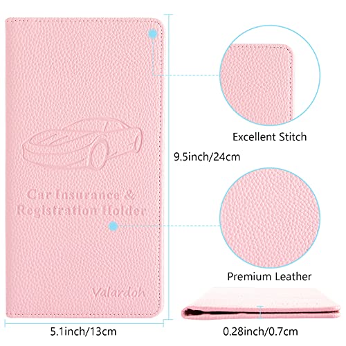 Valardoh Premium Car Registration and Insurance Card Holder, Car - Product Imagery