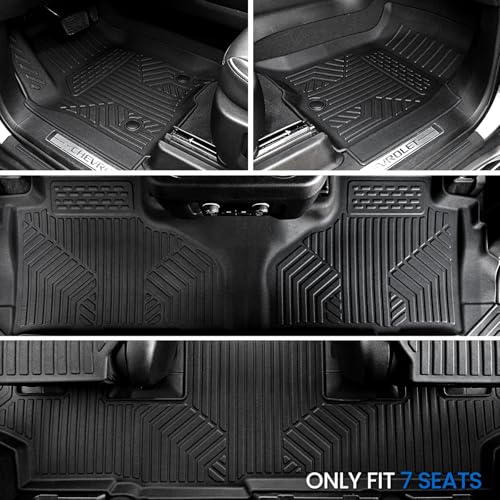 Floor Mats for Chevy Suburban/GMC Yukon XL/Escalade ESV 2021-2026 - Product Imagery
