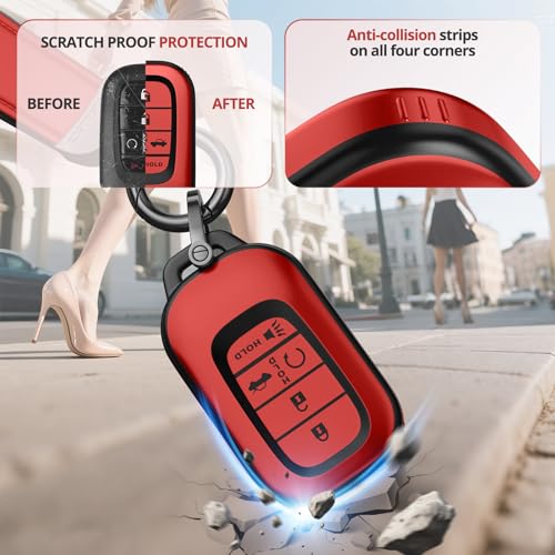 for Honda Key Fob Cover Accessories- Matte TPU Key Fob Cover - Product Imagery