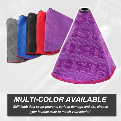 Car Shift Boot Cover, Fabric Shifter Lever Knob Boot Dustproof - Product Imagery