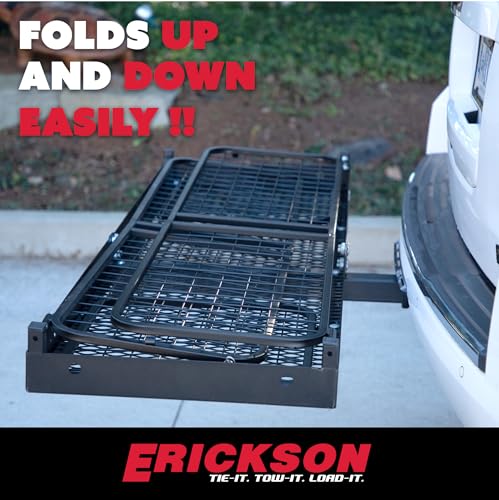 Erickson 07496 Cargo Carrier with Sides (Folding, 500 lb. Rated) - Product Imagery