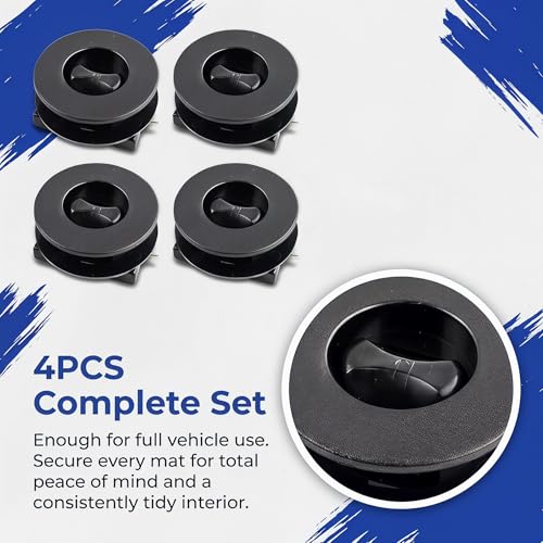 4PCS Car Carpet Fixing Clips, Safety Anti-slip Floor Mat Clip, - Product Imagery