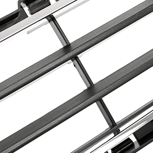 ALMULOO Grill w/Chrome Trim Compatible with 2010-2012 Fusion - Product Imagery