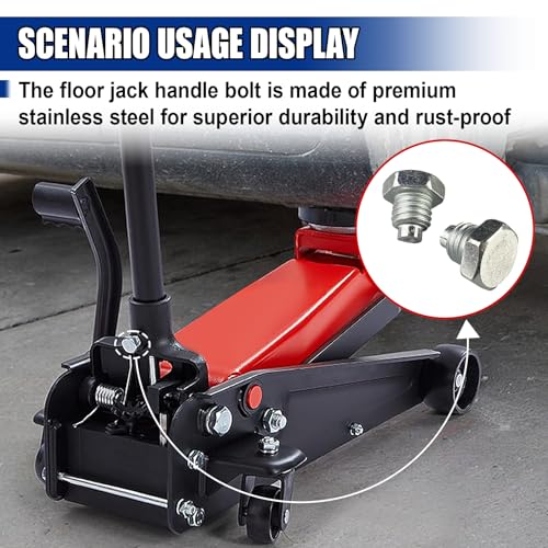 Car Floor Jack Handle Bolts, 3 Ton 4 Ton Horizontal Floor Jack - Product Imagery