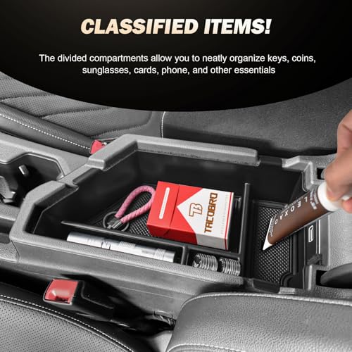 Armrest Storage Box Insert Organizer for Volkswagen Jetta - Product Imagery