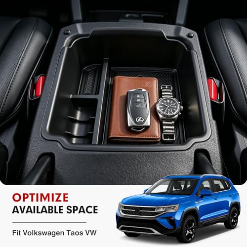 Autorder Center Console Organizer for 2022-2026 Volkswagen Taos/ - Product Imagery