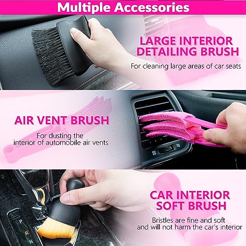 ThinkLearn Car Cleaning Kit with High Power Car Vacuum Detailing - Product Imagery