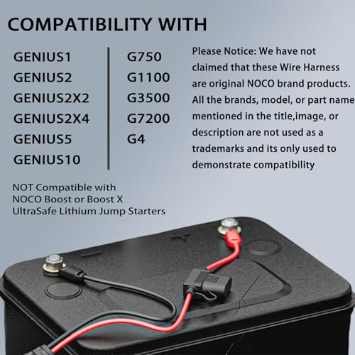 2 Pack GC002 X-Connect fit for NOCO Battery Charger - Product Imagery