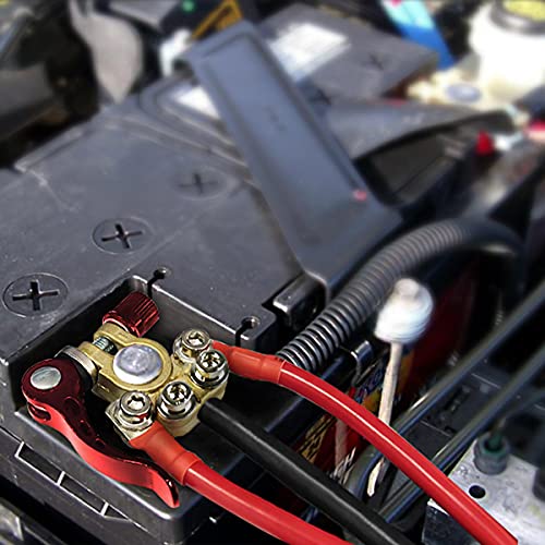 Moly Magnolia 2PCS 4-Way Quick-Release Car Battery Terminal - Product Imagery