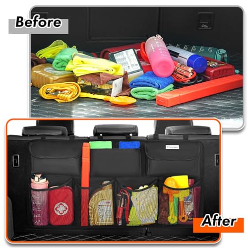 Car Trunk Organizer, Large Capacity Organizers and Storage, - Product Imagery