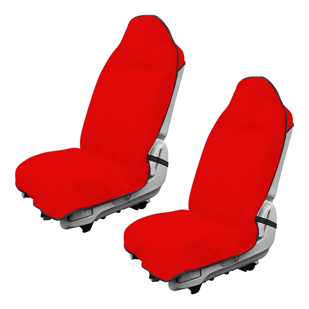 DXNQ 2PCS Car Towel Seat Cover, Waterproof Sweating Non-Slip - Product Imagery