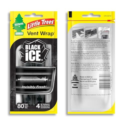 LITTLE TREES Car Air Freshener | Vent Wrap Provides Long Lasting - Product Imagery