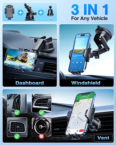 [True Military-Grade] Car Phone Holder VANMASS [Upgraded - Product Imagery