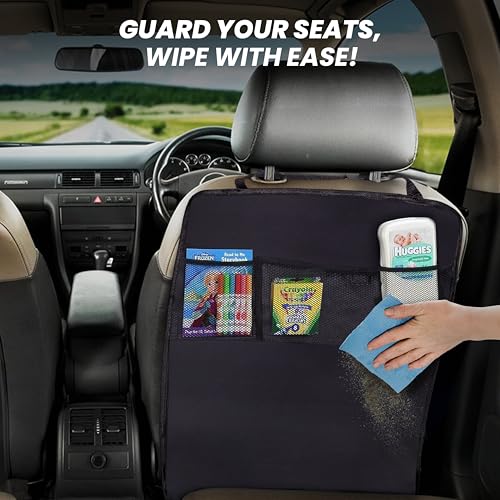 EcoNour Car Kick Mats Back Seat Protector - Product Imagery
