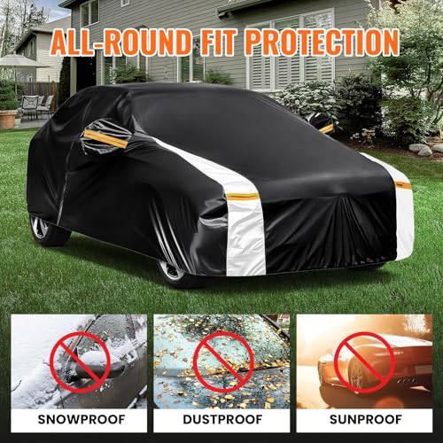 Honda Pilot Car Cover 100% Waterproof All Weather, Gift with - Product Imagery