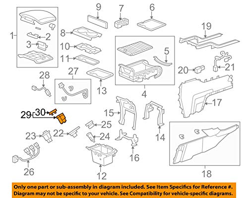 Genuine Honda 39115-SZA-A01 Auxiliary (Sub) Jack Assembly - Product Imagery
