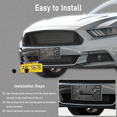 BGGTMO License Plate Bracket Holder- Front License Plate - Product Imagery