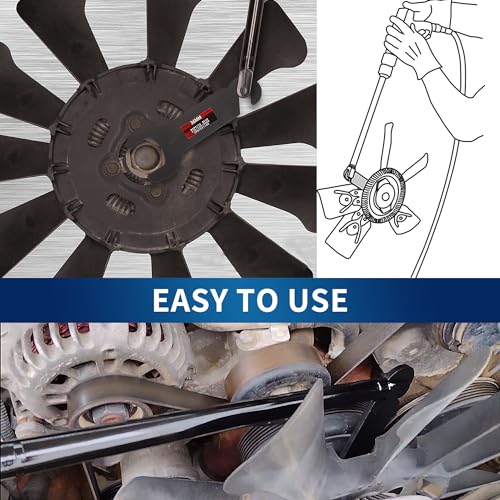 43300 Pneumatic Fan Clutch Wrench, 8PCS Fan Clutch Removal Tool - Product Imagery