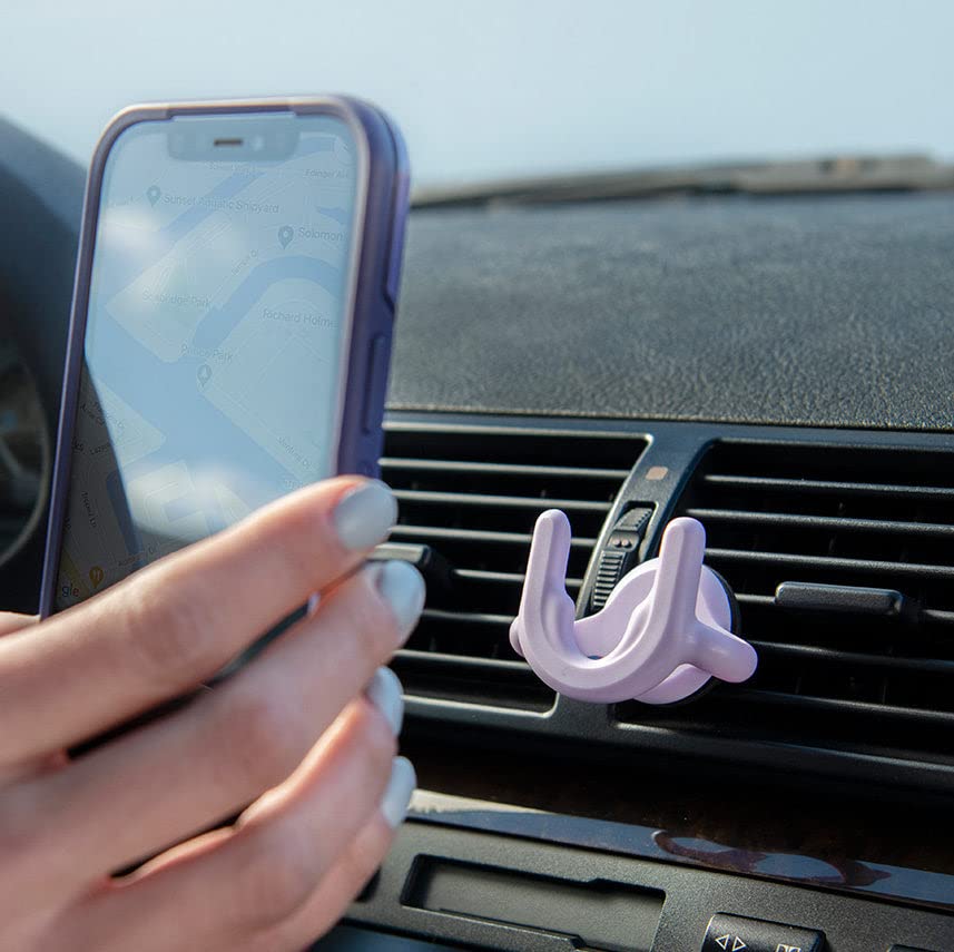 PopSockets Car Phone Mount, Vent Mount - Black - Product Imagery