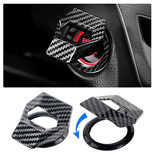Universal Engine Start/Stop Button Cover,Aluminum Alloy Car - Product Imagery