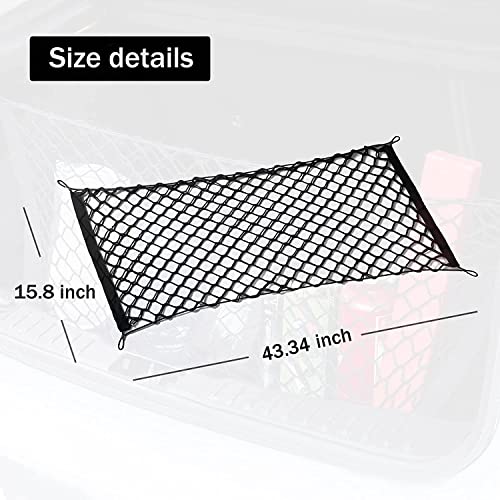 Amiss Cargo Net Stretchable. Adjustable Elastic Trunk Storage - Product Imagery