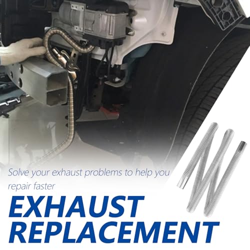 78.7" Diesel Heater Exhaust Pipe,ID 1 Inch Exhaust Pipe Kit with - Product Imagery