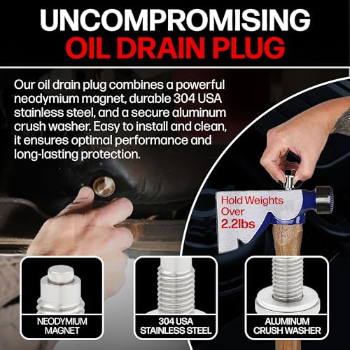 Votex - Magnetic Oil Drain Plug fits Ford Escape (2011-2026) - - Product Imagery