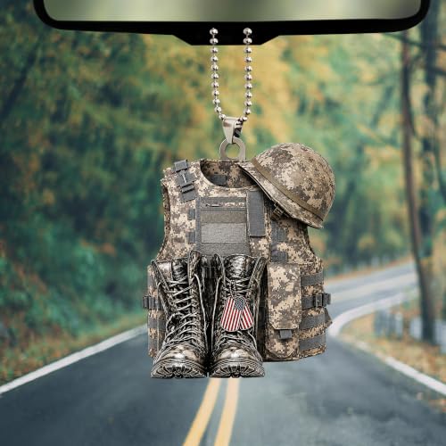 Talataca Veteran Soldier Backpack Boots Military Army 2D Flat - Product Imagery