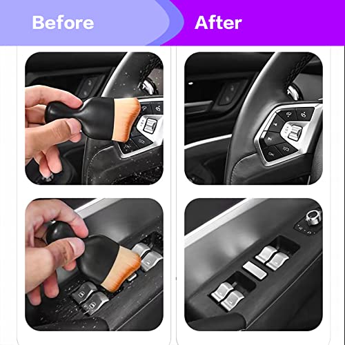 AOCISKA Car Interior Detailing Brush,Soft Bristle Cleaning Brush - Product Imagery