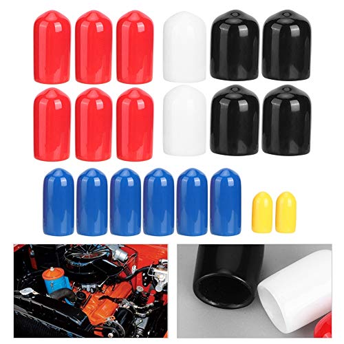 Color Vacuum Caps Plug Kit, 20 Pcs PVC Assorted Vacuum Plugs - Product Imagery