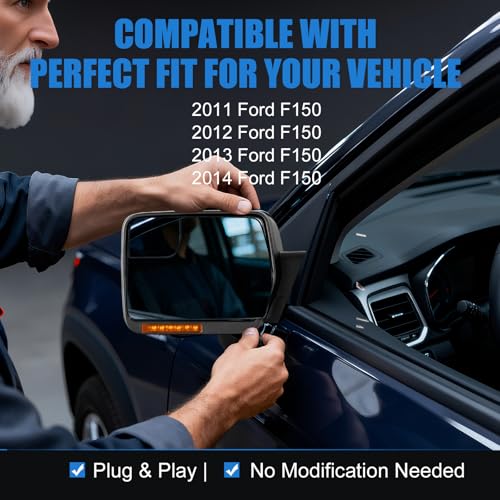 Driver Side Heated Mirror Glass Replacement for 2011 2012 2013 - Product Imagery