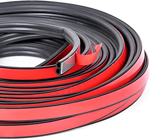 Double Layer Self-Adhesive Car Door Rubber Seal Strip - 5 Holes - Product Imagery