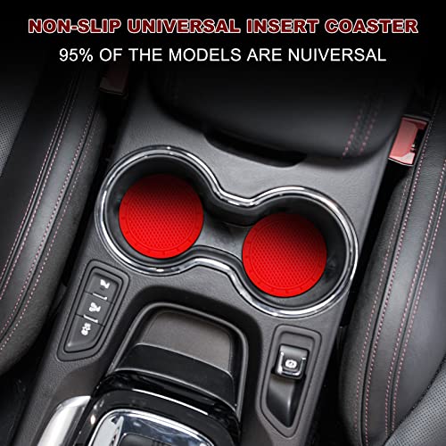 Frienda 25 Pack Universal Car Vent Trim Strips and Cup Mats Set, - Product Imagery