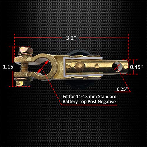 Top Post Battery Disconnect Switch, Ampper Battery Master Switch - Product Imagery
