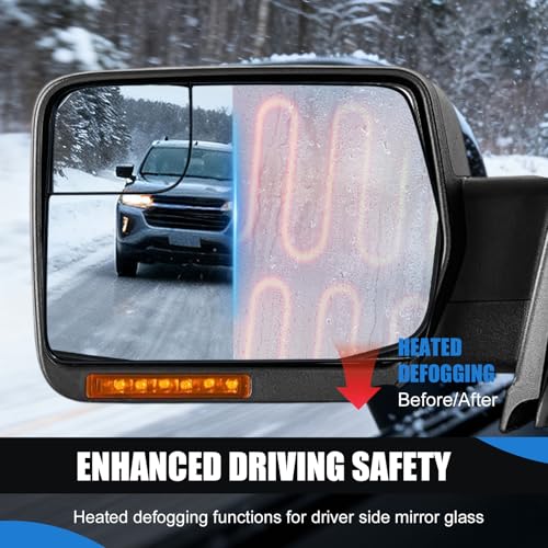 Driver Side Heated Mirror Glass Replacement for 2011 2012 2013 - Product Imagery
