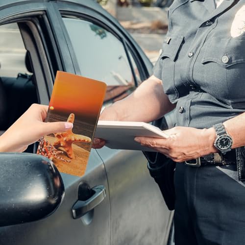 TILDOSAC 2-piece leather car registration and insurance card - Product Imagery