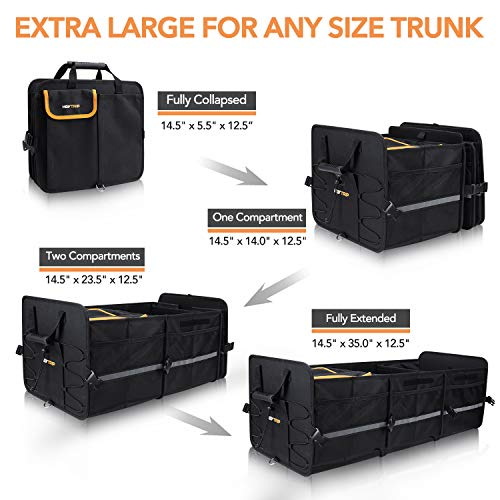 HEYTRIP Large Trunk Organizer with Built-in Leakproof Cooler - Product Imagery