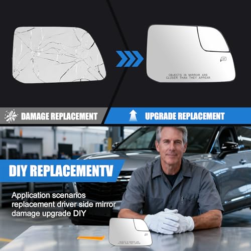 Passenger Side Mirror Replacement for Ford Edge MKX 2011 2012 - Product Imagery