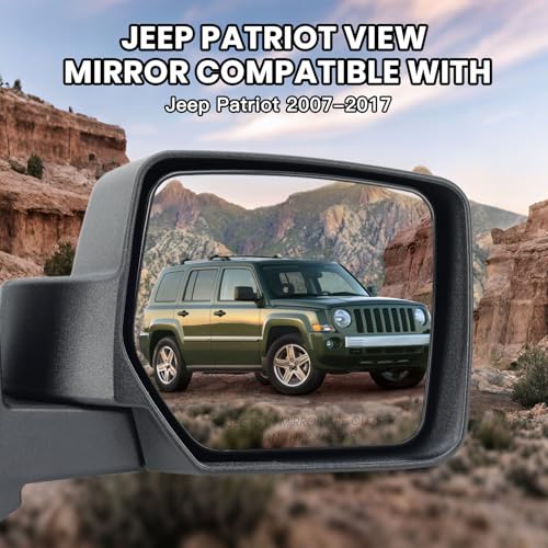 Right Passenger Side Mirror Compatible with Jeep Patriot - Product Imagery