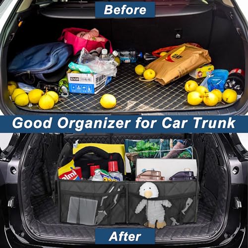 Deosk Car Trunk Organziers and Storage with Reinforced Handles - Product Imagery