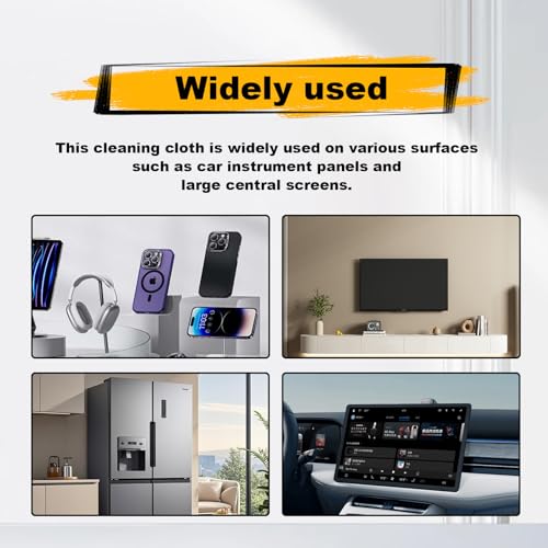 Car Screen Cleaner, Car Accessories Car Screen Wipes, Microfiber - Product Imagery