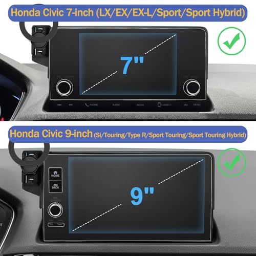 Magnetic Phone Holder for Honda Civic 2026 2025 2024 2023 2022 - Product Imagery