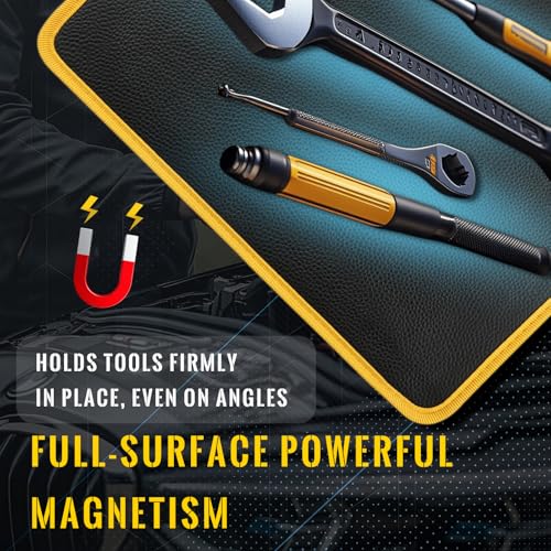 Magnetic Tool Mat Set, 4 Pack Tool Mat Set with Telescoping - Product Imagery
