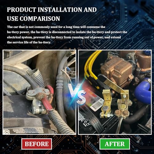 Battery Disconnect Switch, Battery Switch 12V, Top Post Knife - Product Imagery