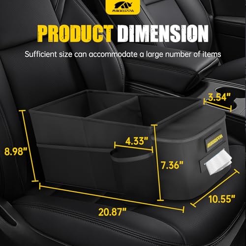 MIKKUPPA Car Seat Organizer - Front Passenger & Backseat - Product Imagery