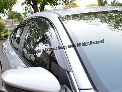 Extreme Online Store EOS Smoke Tinted JDM Style Side Window - Product Imagery